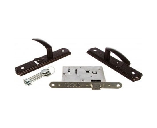 Врезной сувальдный замок AVERS ЗВ9-4-1-4 медь 20749 – изображение 2