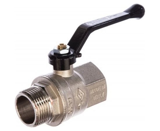 Шаровый кран Н/В Ду-25 /1" ручка черная Bugatti NEW JERSEY 9150005 – изображение 2