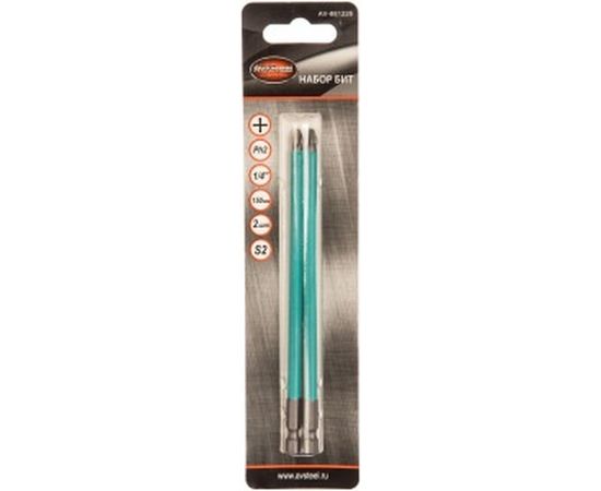 Биты PH2x150мм S2 2шт AV Steel AV-881226 – изображение 2