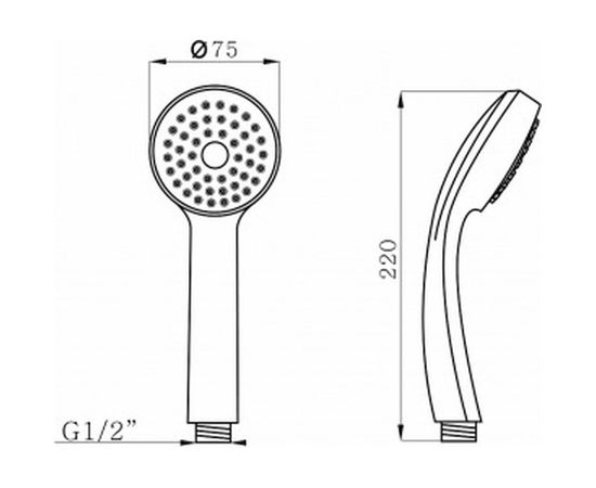 Душевая лейка ARGO BRIZ 41600 – изображение 2