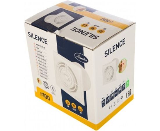 Вентилятор AWENTA WZ100 d=100 белый, тихий 5905033308244 – изображение 2