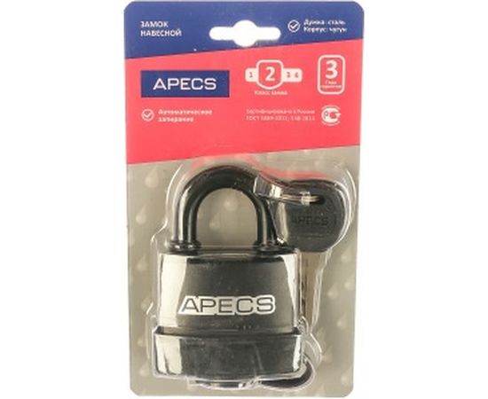Висячий замок APECS PDR-50-55 16257 – изображение 2