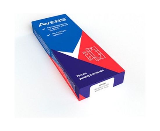 Накладная петля Avers 100*75*2,5-B2-CR 2шт 00018545 – изображение 2