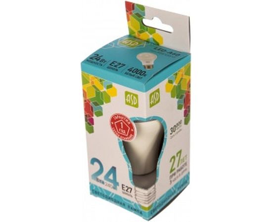 Светодиодная лампа ASD LED-A60-standard 24Вт 230В Е27 4000К 2160Лм 4690612014272 – изображение 2