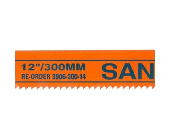 Полотно по металлу (300х13х0.65 мм; 14 TPI) Bahco 3906-300-14-100 – изображение 2