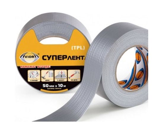 СУПЕРлента TPL AVIORA 50ммх10м серая 302-090 – изображение 2