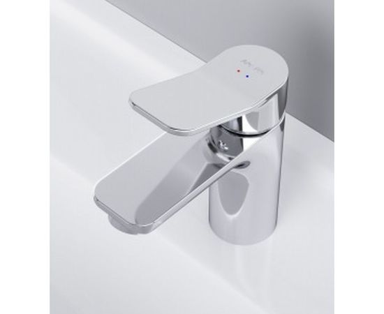 Смеситель для умывальника AM.PM X-Joy, излив 100 мм, хром F85A02100 – изображение 2
