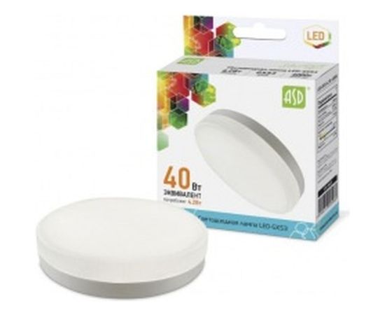Светодиодная лампа ASD LED-GX53-std 4.2Вт 230В 6500К 380Лм 4690612012285 – изображение 2