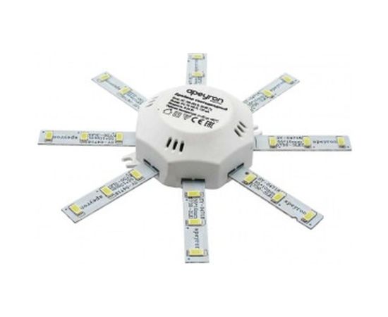 Комплект светодиодных линеек Apeyron Звездочка для настенно-потолочного светильника 220В, 8Вт, 3000К, д.140мм 12-16 – изображение 2