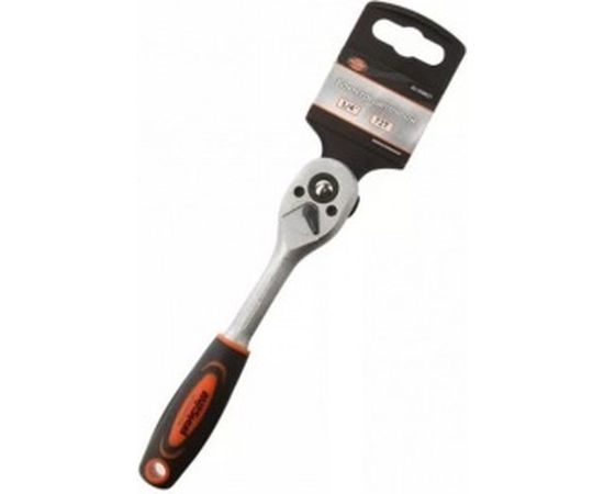 Трещотка 1/4 дюйма, 72 зуба, 155 мм, с двухкомпонентной ручкой AV Steel  AV-508621 – изображение 2