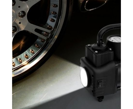 Двухцилиндровый компрессор 95 л/мин с цифр. маном. и функц автостоп. AUTOVIRAZH AV-010999 – изображение 3