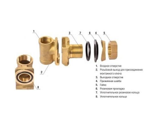 Адаптер для скважины 1" AquamotoR AR111001 – изображение 3
