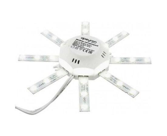 Комплект светодиодных линеек Apeyron Звездочка для настенно-потолочного светильника 220В, 8Вт, 3000К, д.140мм 12-16 – изображение 3