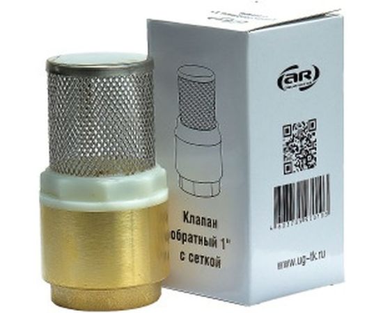 Клапан обратный из латуни 1", с сеткой  AquamotoR AR111003 – изображение 4