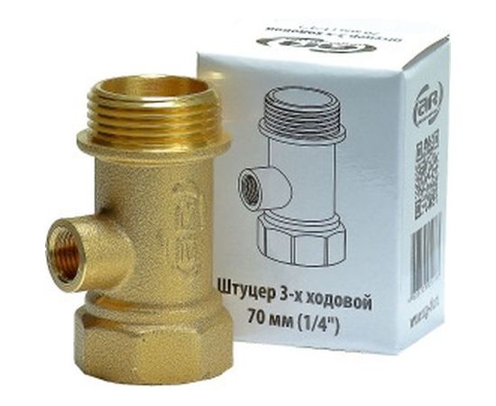 Штуцер 3-х ходовой 70 мм 1/4" AquamotoR AR111008 – изображение 4