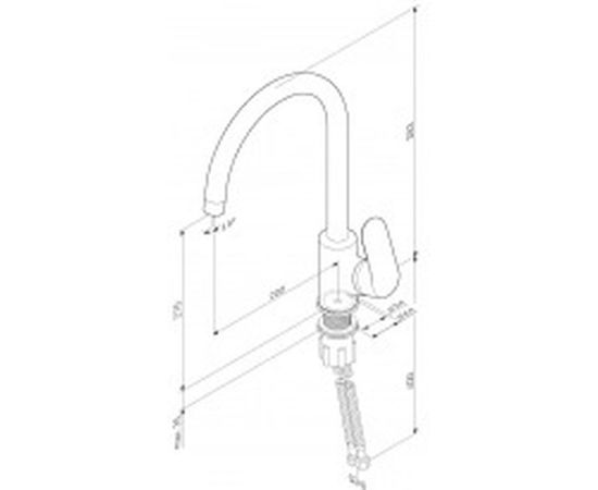 Смеситель для кухни AM.PM Like хром F8007100 – изображение 5