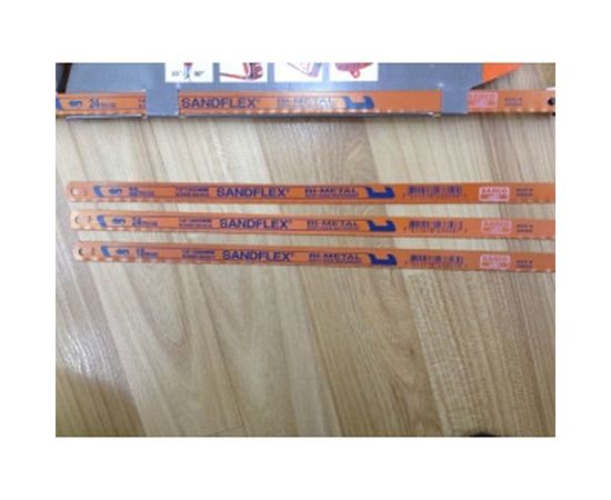 Биметаллическое полотно SANDFLEX (300x13x0.65 мм; 32 зуб/дюйм) для ручных ножовок BAHCO 3906-300-32-100 – изображение 5