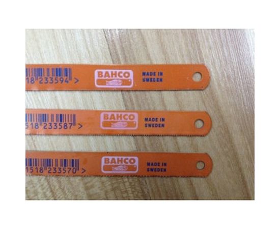 Биметаллическое полотно SANDFLEX (300x13x0.65 мм; 32 зуб/дюйм) для ручных ножовок BAHCO 3906-300-32-100 – изображение 6