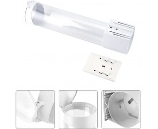 Стаканодержатель Aqua Work CH-1 на шурупах белый 24053 – изображение 6