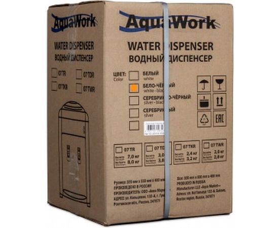 Кулер для воды Aqua Work 0.7TWR бело черный 24609 – изображение 7