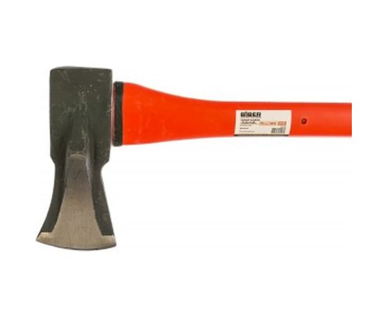 Кованый топор-колун Ушастый с фибергласовой обрезиненной ручкой, 2 кг Biber Профи 85125 тов-168234 – изображение 2