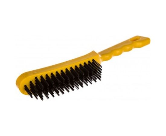 Шестирядная стальная щетка с пластиковой ручкой Biber 70916 тов-141227 – изображение 2