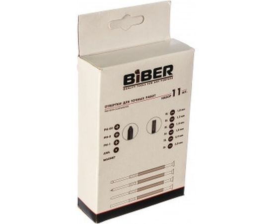 Набор отверток для точных работ 11шт Biber 85566 тов-159181 – изображение 2