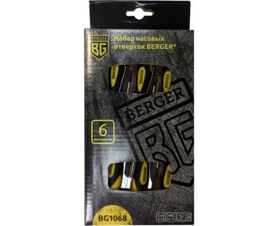 Набор часовых отверток 6шт Berger BG BG1068 – изображение 2