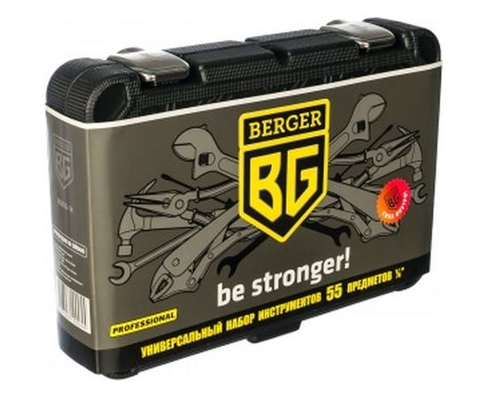 Универсальный набор инструментов 55 предметов Berger BG BG055-14 – изображение 2