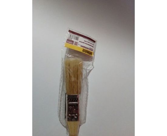 Кисть Суприм (флейцевая, натуральная щетина, деревянная рукоятка) 20мм Biber 31131 тов-002023 – изображение 2