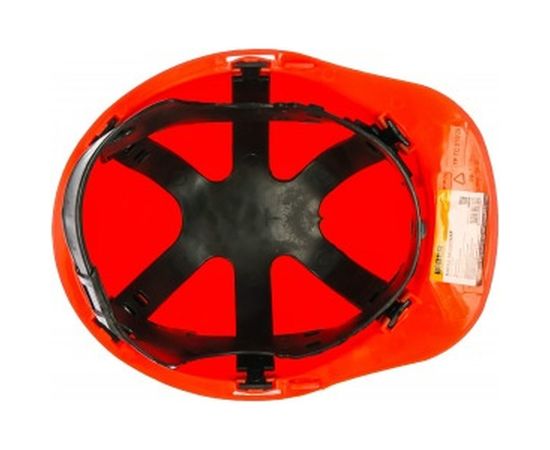 Строительная каска Biber оранжевая 96222 тов-069148 – изображение 2