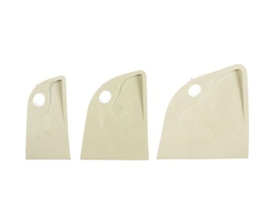 Набор шпателей (резиновых, угловых, белых) Biber ПАРУС 35254 тов-130023 – изображение 2