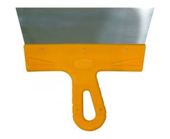 Фасадный шпатель (100 мм, нержавеющая сталь, желтая ручка) Biber МАСТЕР 35174 тов-176001 – изображение 2