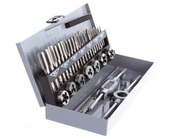 Набор метчиков и плашек 32 предмета Biber 90221 тов-112898 – изображение 2