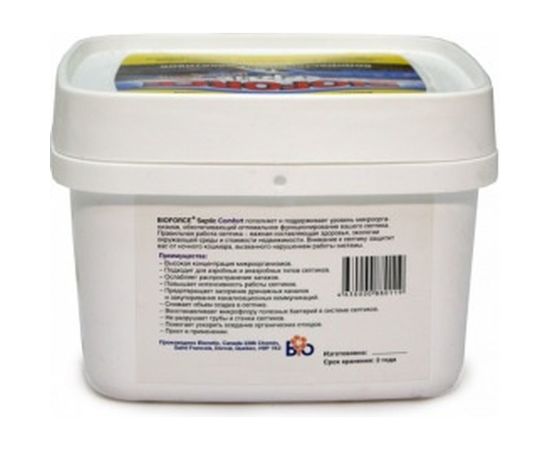 Средство для обслуживания септиков, 12x56 г, 672 г BIOFORCE Septic Comfort bc-006 – изображение 2