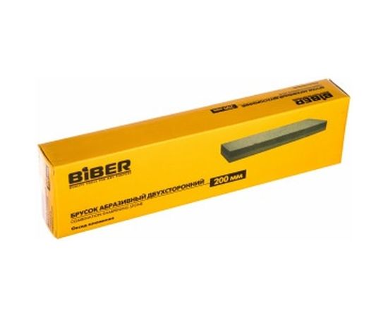 Брусок наждачный двухсторонний, 200 мм Biber 70692 тов-080380 – изображение 2