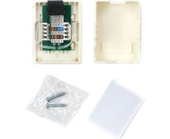 Розетка Cablexpert NA212 RJ-45 кат.5e внешняя 1 порт, 110&amp;Krone NA212 – изображение 3