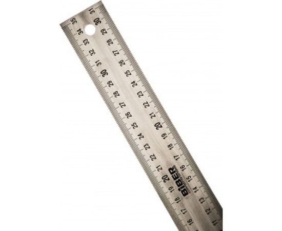 Cтолярный угольник из нержавеющей стали с гравировкой, 350 мм Biber ПРОФИ 40635 тов-093467 – изображение 3