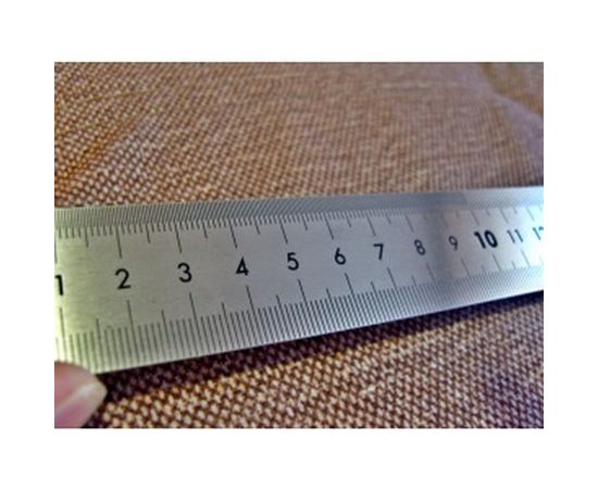 Линейка 500мм (нержавеющая сталь, двухсторонняя шкала) Biber 40164 тов-172038 – изображение 3