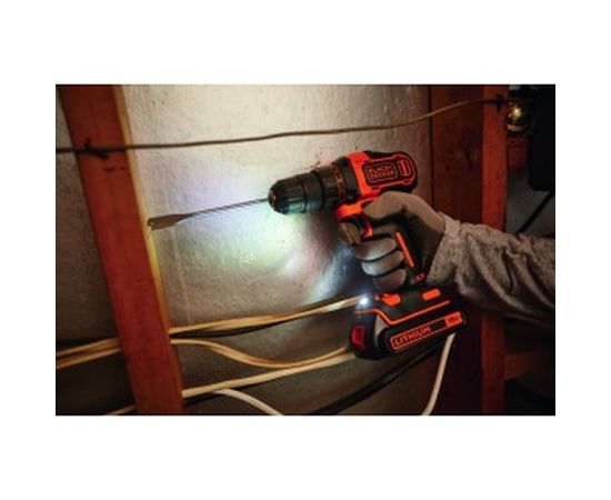 Аккумуляторная дрель-шуруповерт Black+Decker BDCDD186K1B – изображение 4