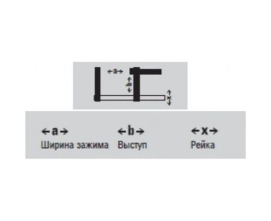 Струбцина 200/80 BESSEY BE-TPN20B8BE – изображение 4