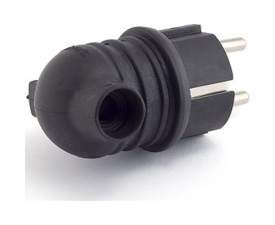 Кабельная угловая каучуковая вилка 220В, 16А, с з/к, IP44, черная BEMIS BK1-1402-2022 8698523920220 – изображение 4