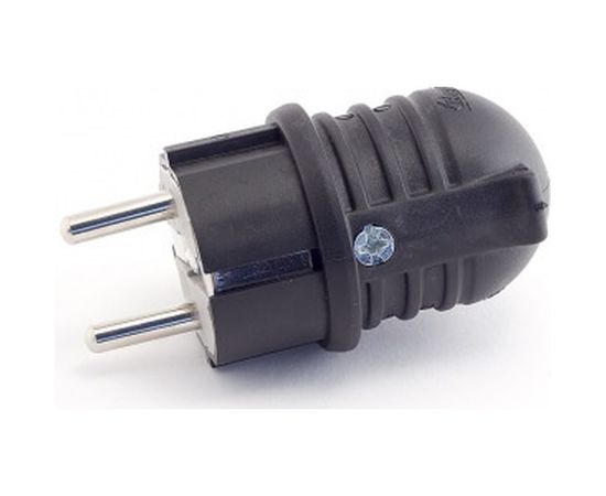 Кабельная угловая каучуковая вилка 220В, 16А, с з/к, IP44, черная BEMIS BK1-1402-2022 8698523920220 – изображение 5