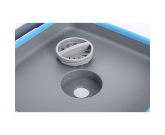 Пластиковая складная корзина-раковина с ручками BRADEX 9л, синяя TD 0539 – изображение 5