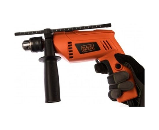 Электронная ударная дрель Black+Decker HD555 – изображение 6