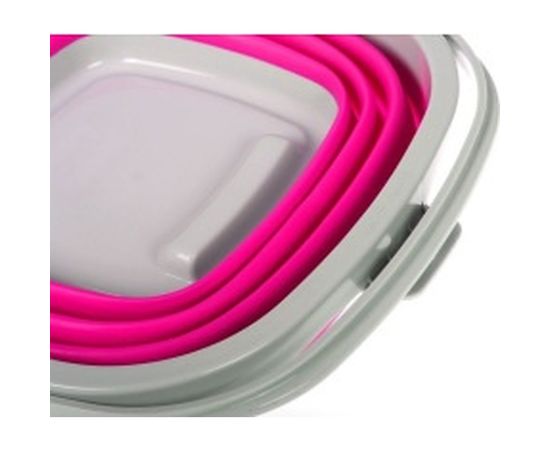 Складное ведро BRADEX квадратное, 10л, розовое TD 0556 – изображение 6