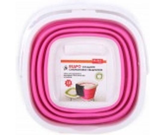 Складное ведро BRADEX квадратное, 10л, розовое TD 0556 – изображение 7