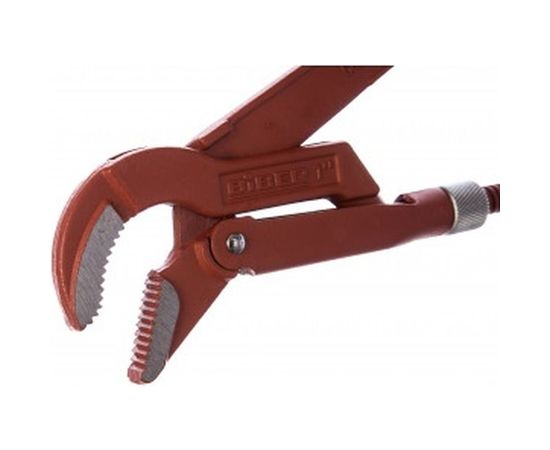 Ключ (трубный, CrV, 45 градусов, 1 дюйм) Biber ПРОФИ 90055 тов-117549 – изображение 2