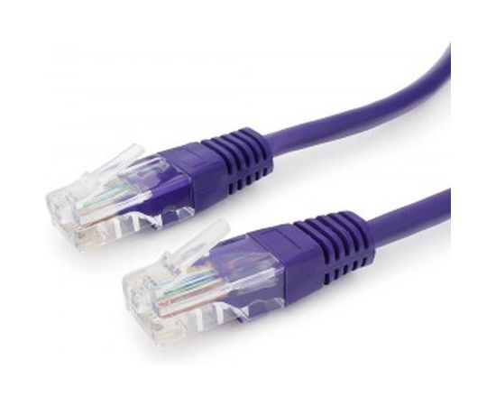 Патч-корд Cablexpert UTP PP12-3M/V кат.5e, 3м, литой, многожильный фиолетовый PP12-3M/V – изображение 2