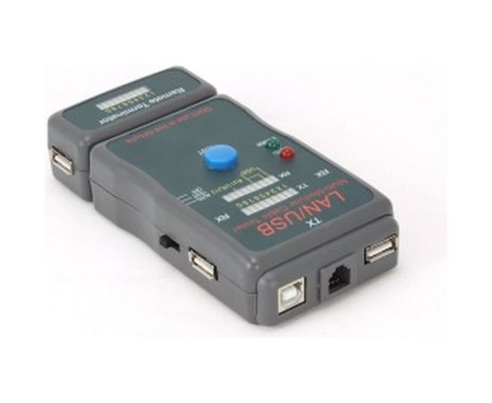 Тестер Cablexpert LAN 100/1000 Base-TX, для UTP, STP, RJ-11, USB-кабеля NCT-2 – изображение 2